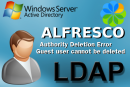 Alfresco tips & tricks – #15 Ldap error, Guest user cannot be deleted